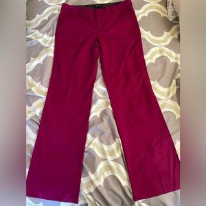 Banana Republic Logan women’s trouser. Size 10 burgundy